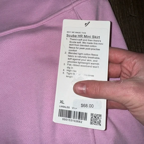 Lululemon Scuba High-Rise Mini Skirt in Vitapink - Picture 6 of 7